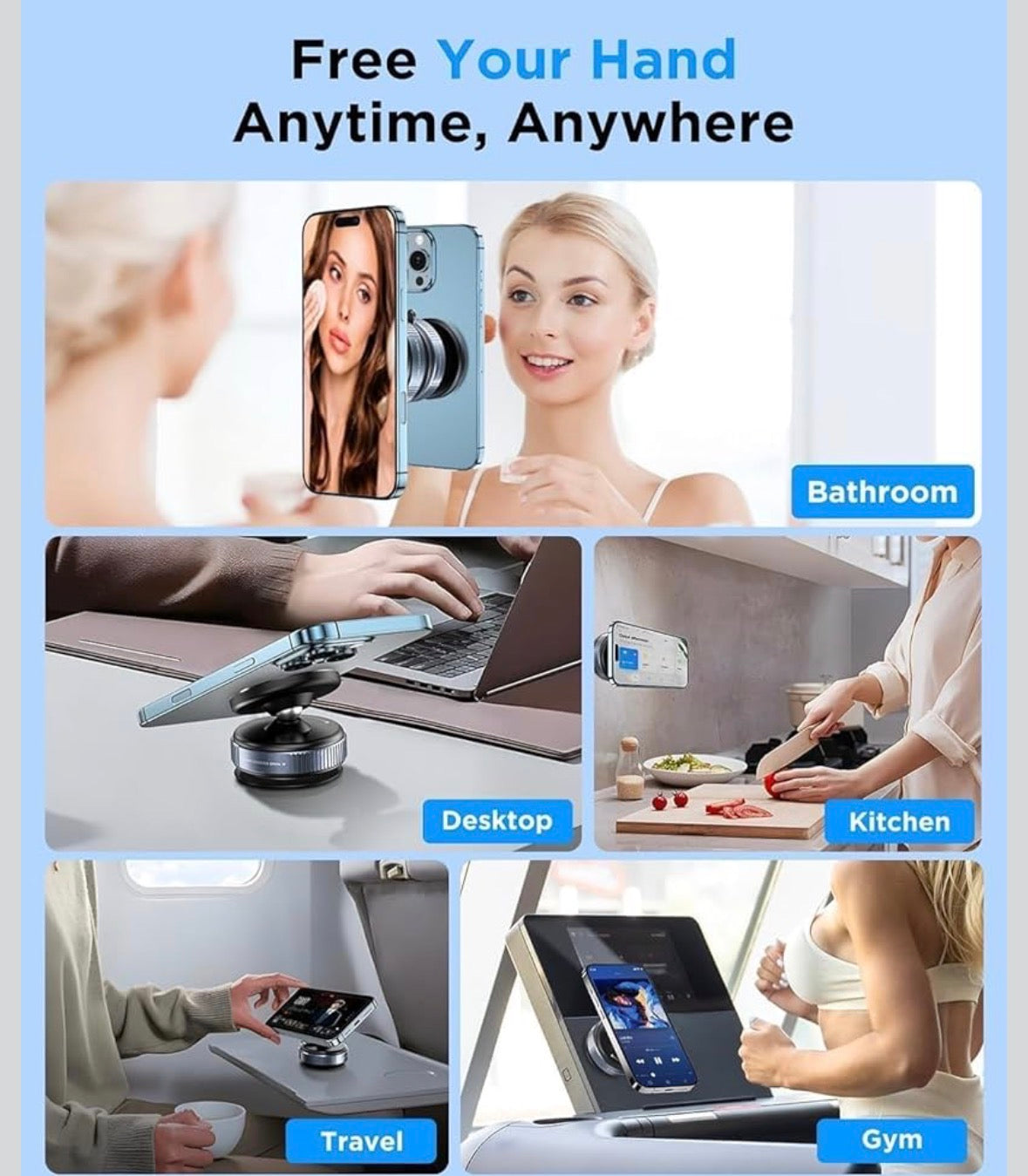 360° Rotating Swivel Magnetic Mobile Holder