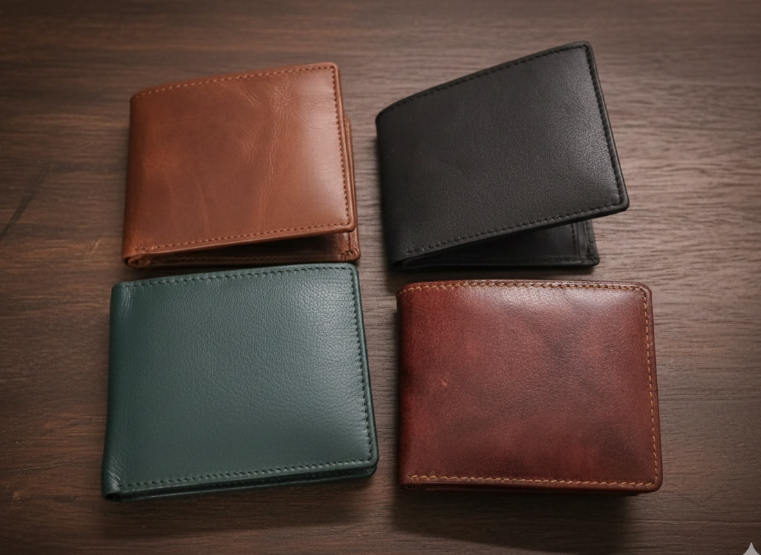 Premium Men's Genuine Leather Wallet – Classic & Durable