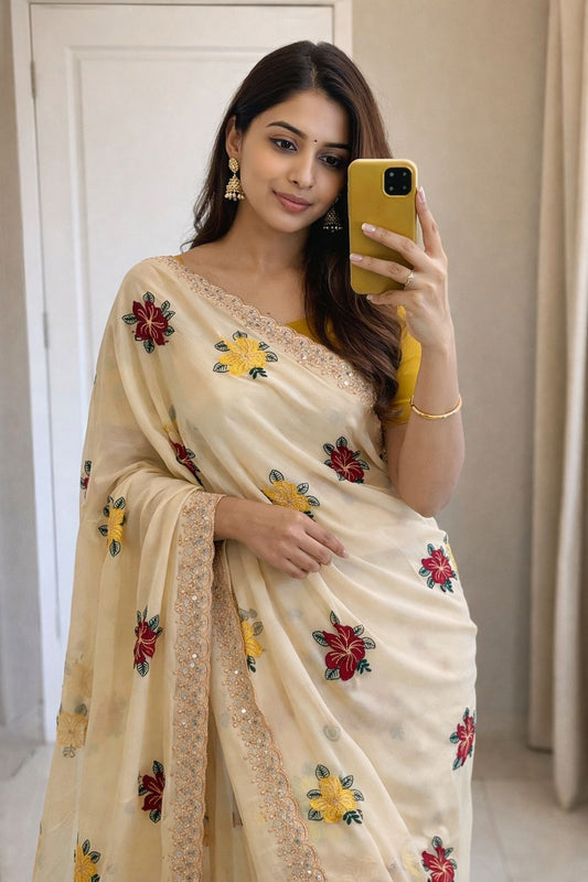 Star Georgette Saree