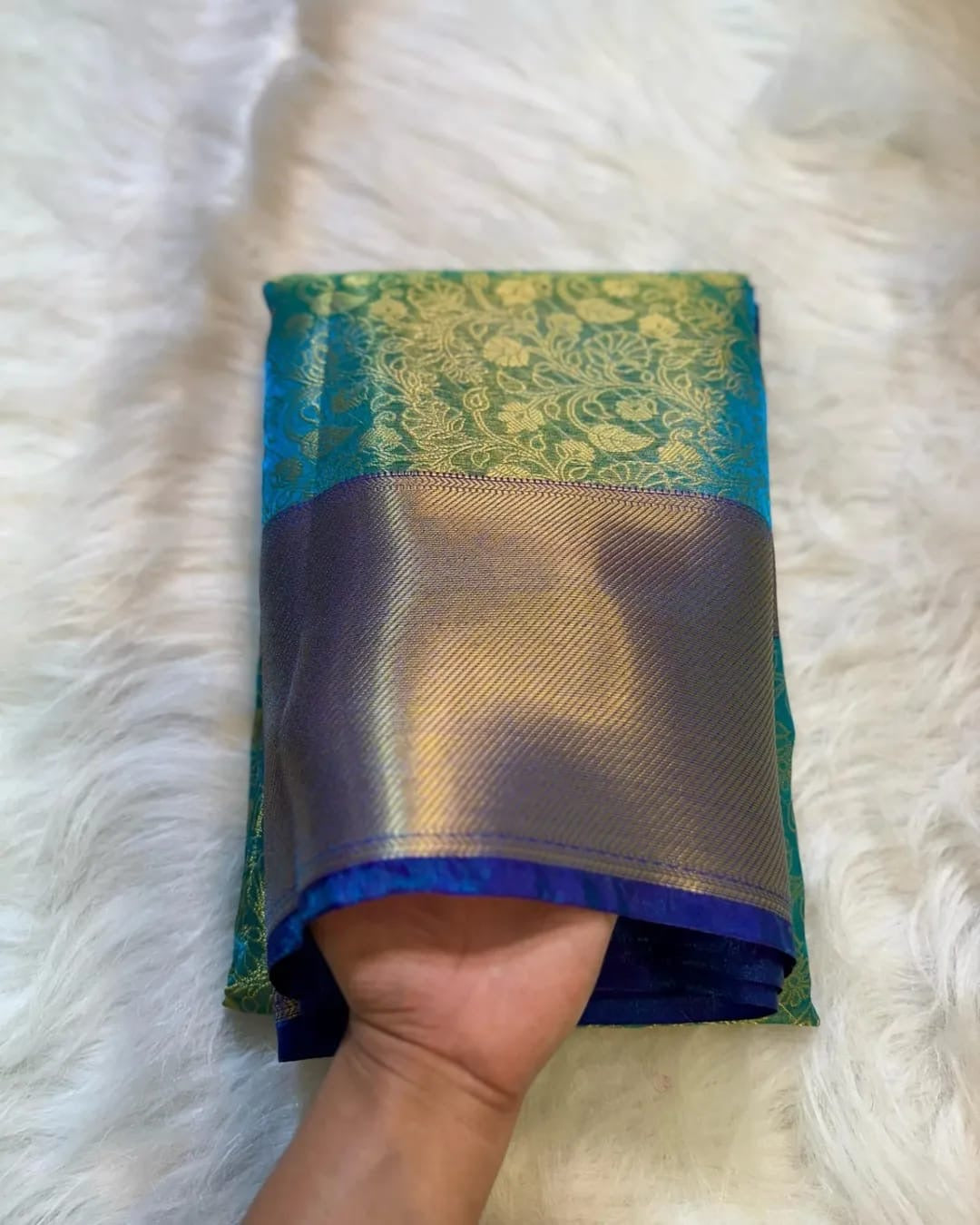 Party wear semi Tissue silk Saree