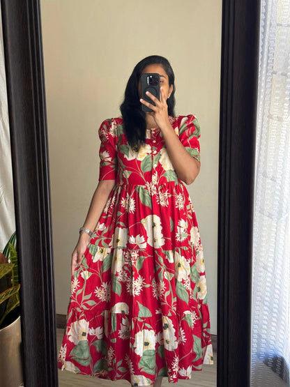 ✨Rayon tiered Anarkali