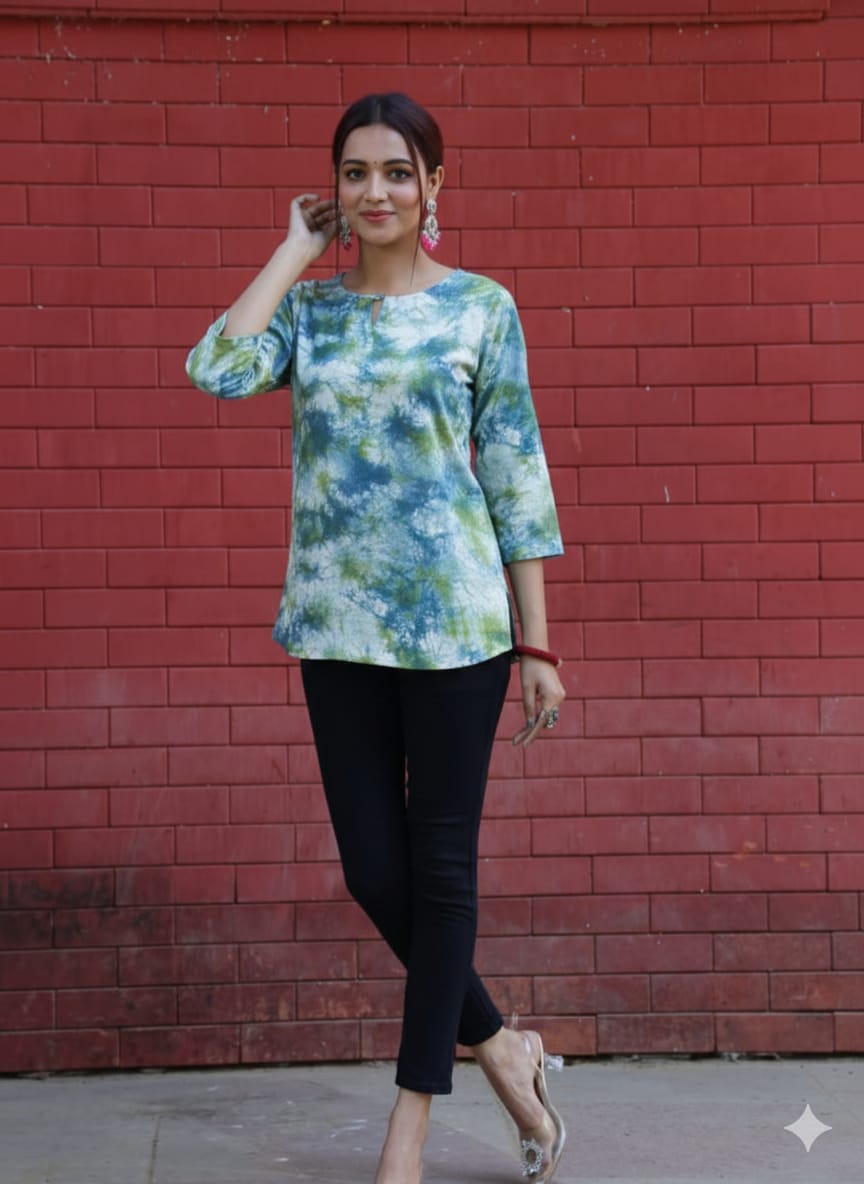 Hand Block Printed Pure Cotton Top