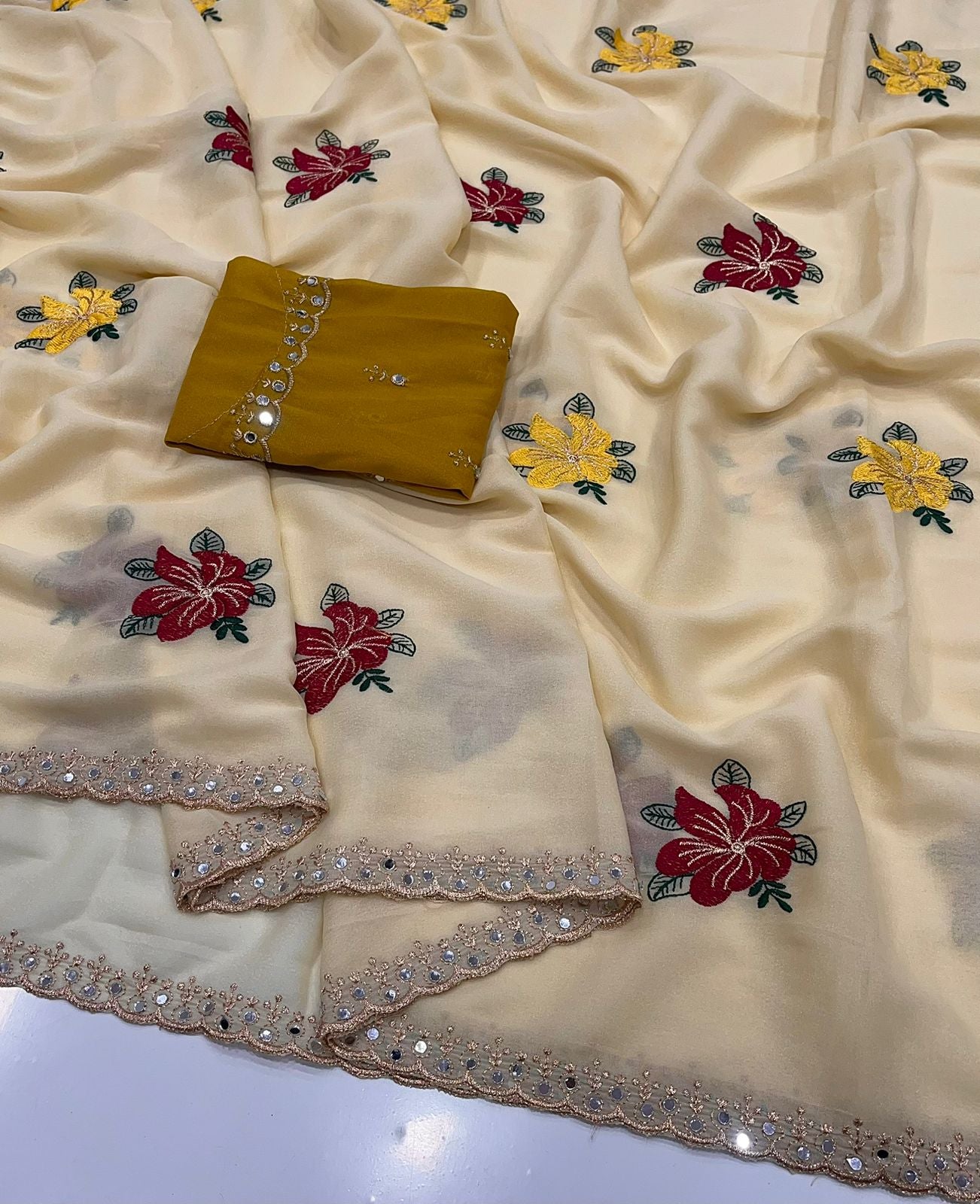 Star Georgette Saree