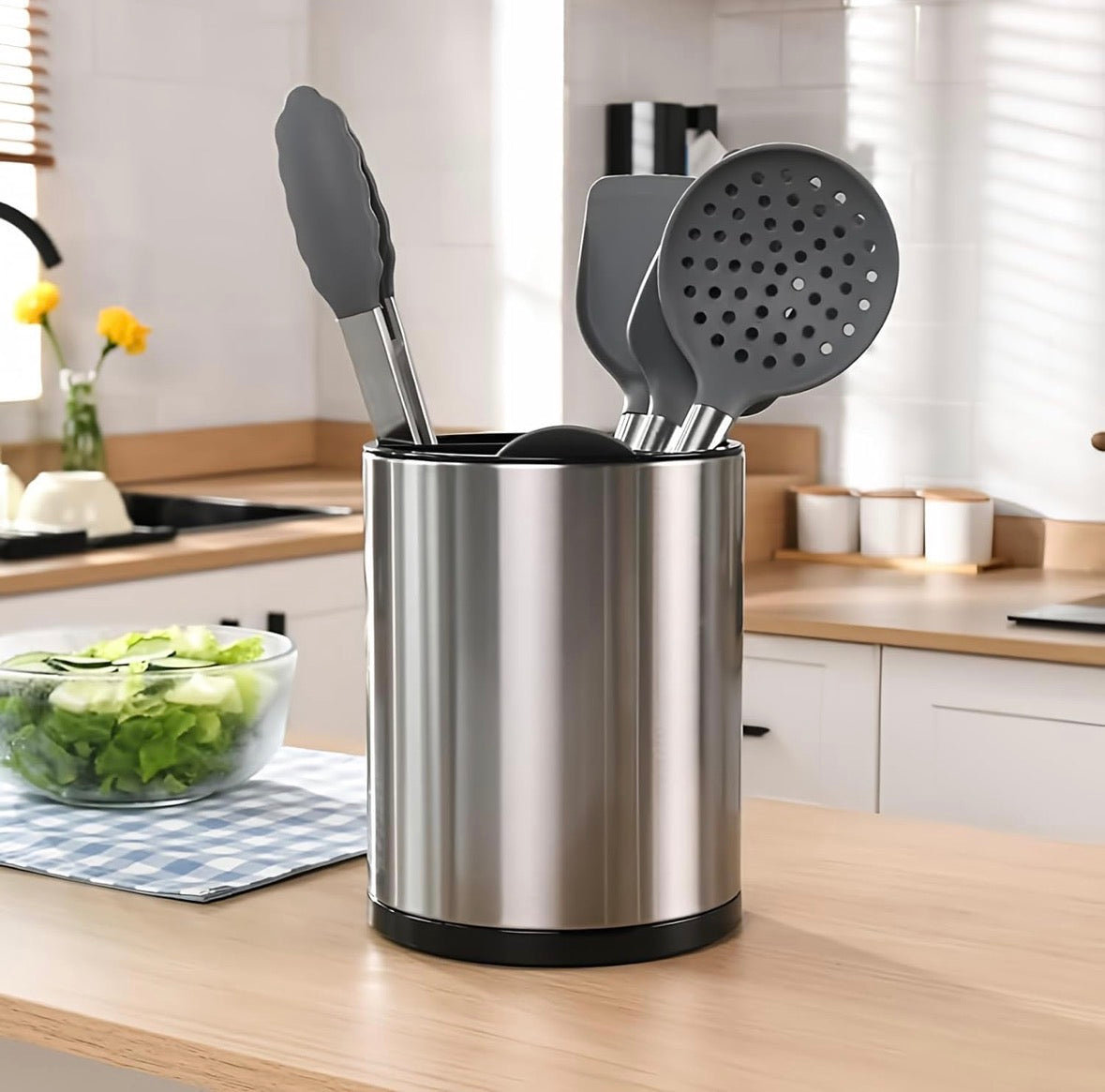 360° Rotating Kitchen Utensil Holder