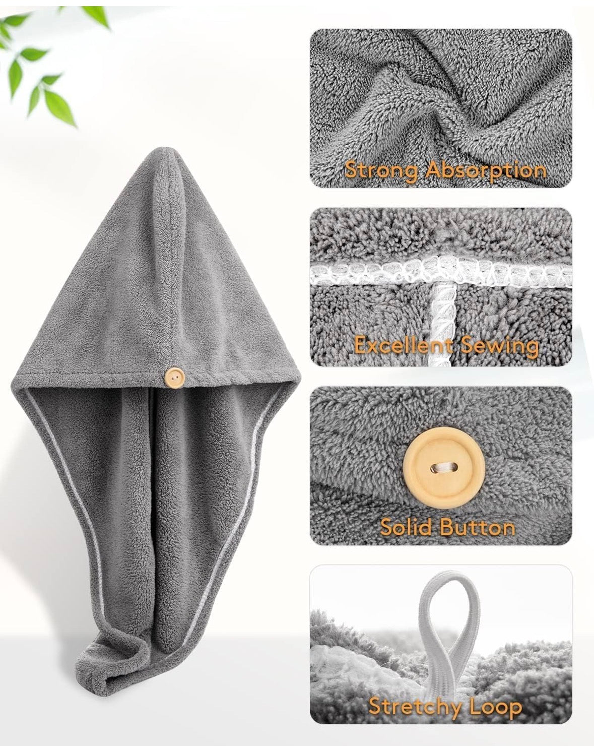 Hair Towel Wrap for Women