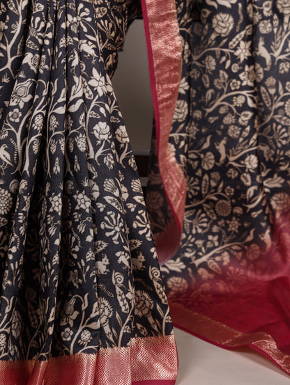 Tasar Silk Saree