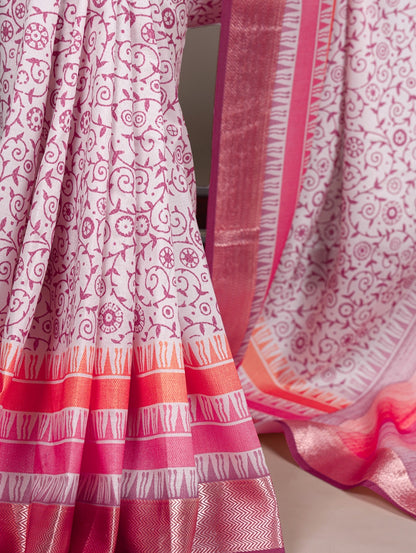 Tasar Silk Saree