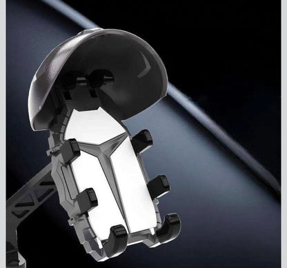 Universal Motorcycle & Bicycle Phone Mount with Integrated Sun Visor
