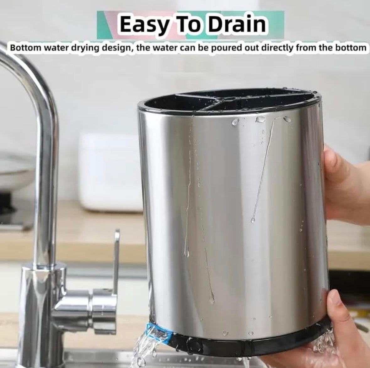360° Rotating Kitchen Utensil Holder