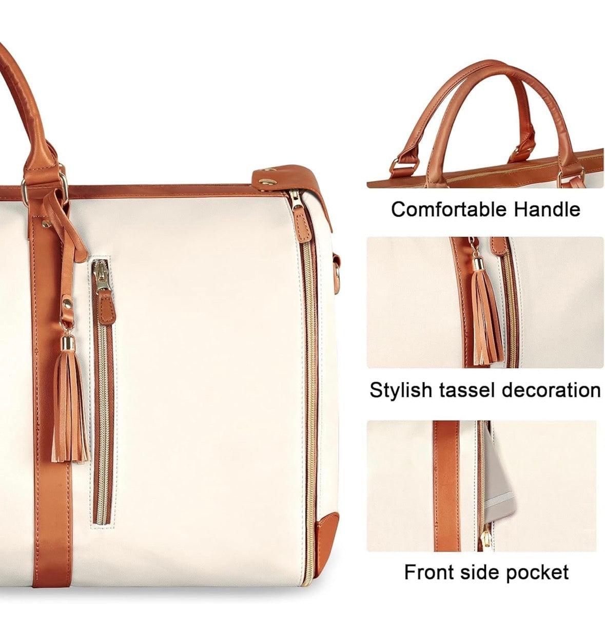 2 in 1 Convertible Bag | Leather Travel Bag