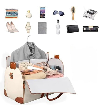 2 in 1 Convertible Bag | Leather Travel Bag