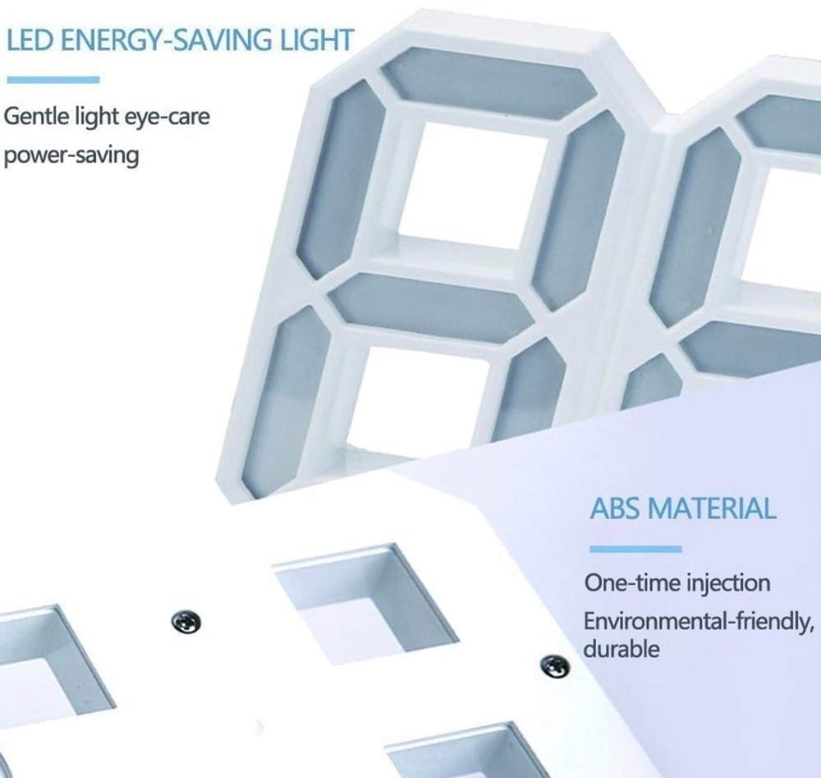 3D Acrylic Digital Led Display Number Clock