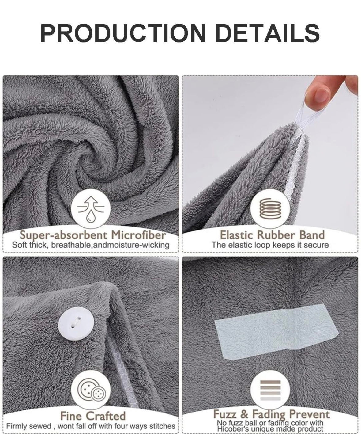 Hair Towel Wrap for Women