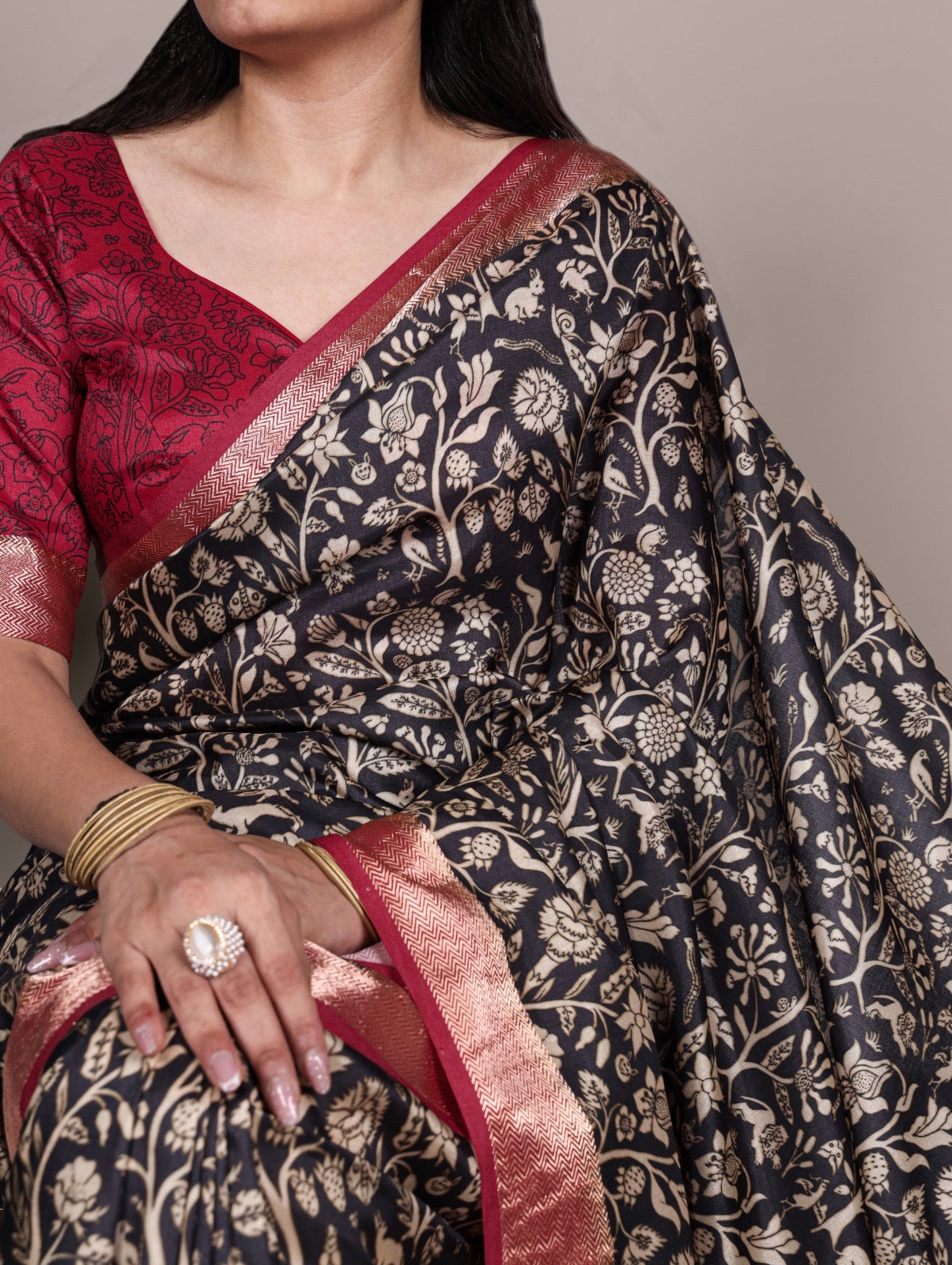 Tasar Silk Saree