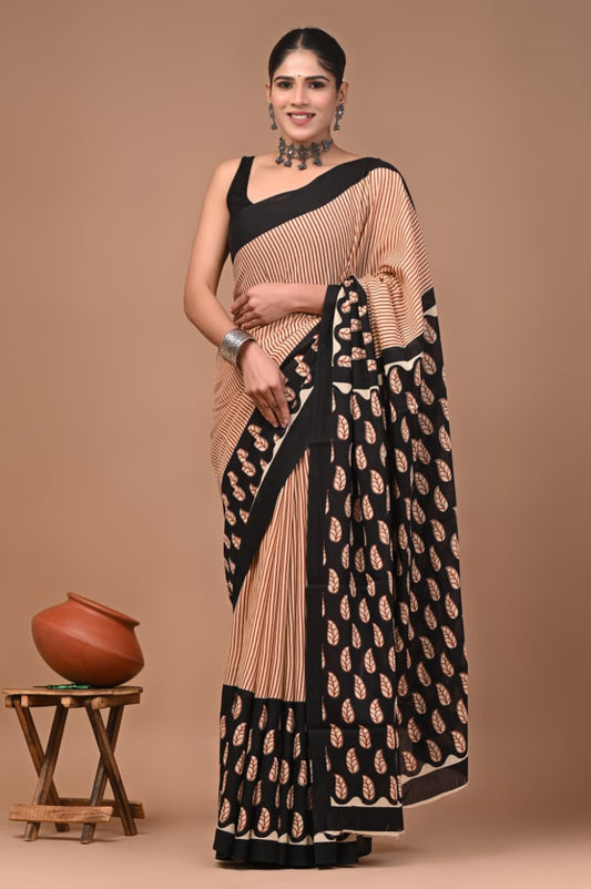 Cotton Mulmul Saree