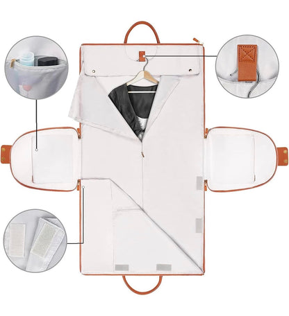 2 in 1 Convertible Bag | Leather Travel Bag