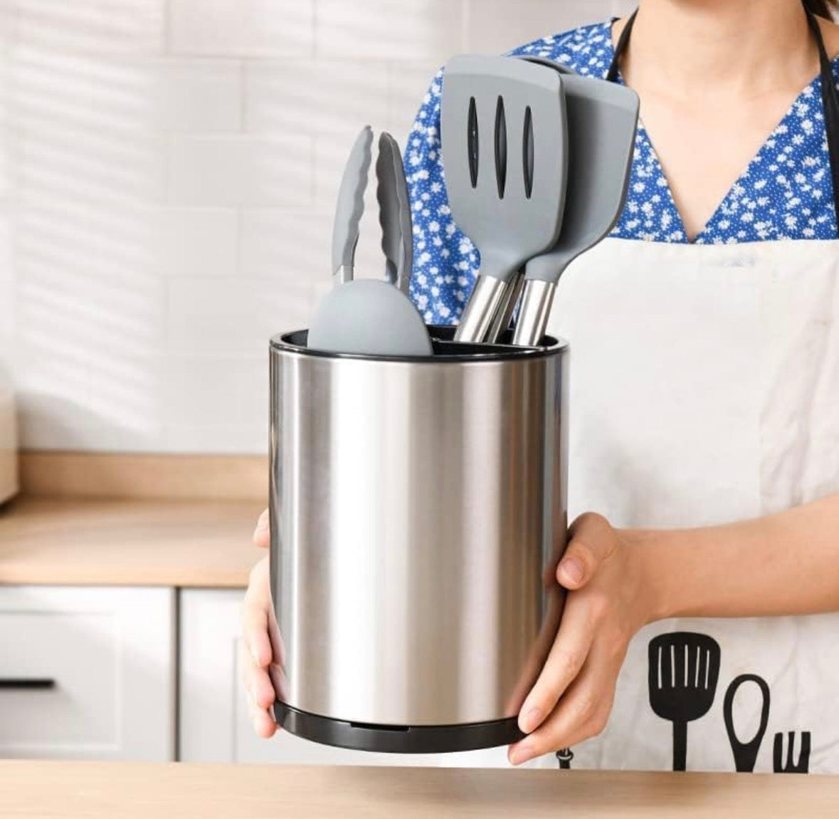 360° Rotating Kitchen Utensil Holder