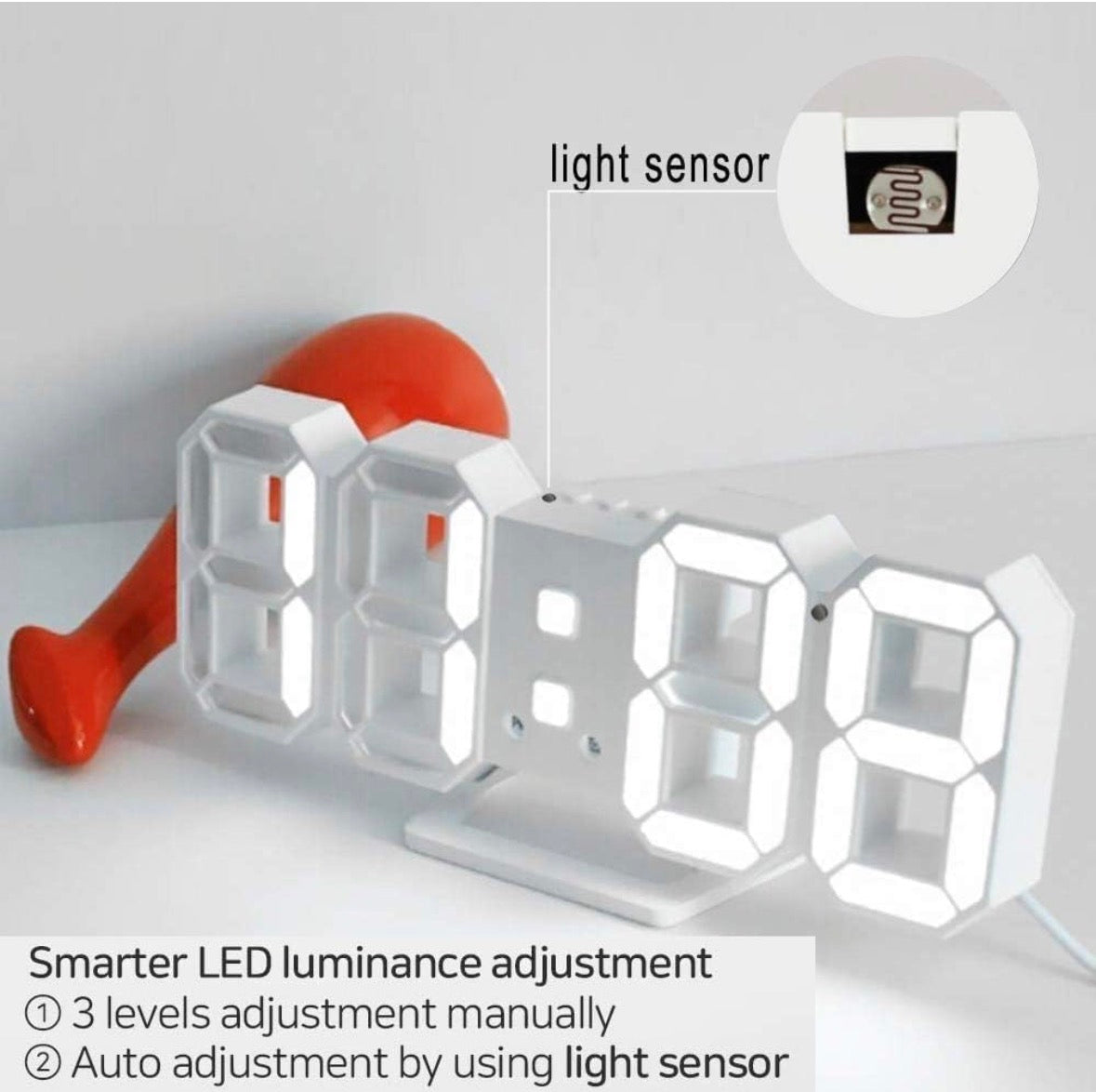 3D Acrylic Digital Led Display Number Clock