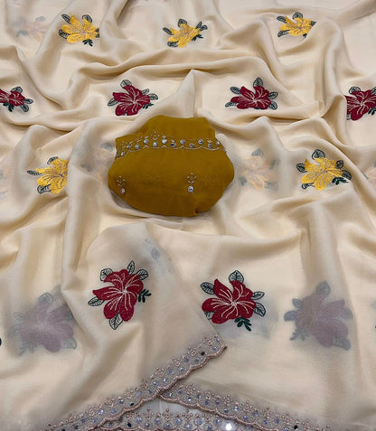 Star Georgette Saree