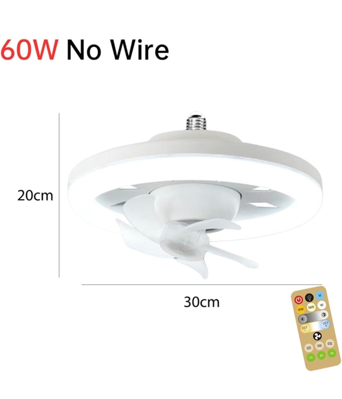 Ceiling Fan with LED Light