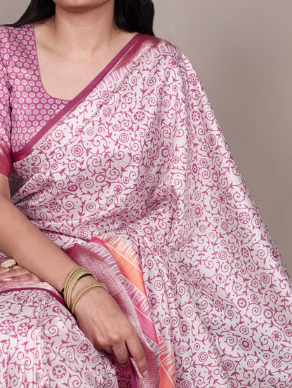 Tasar Silk Saree