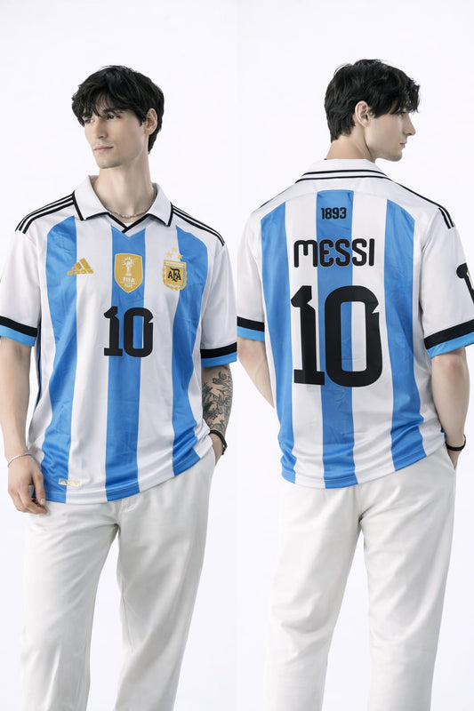 Men's premium drop shoulder Rib collar V neck Football jersey