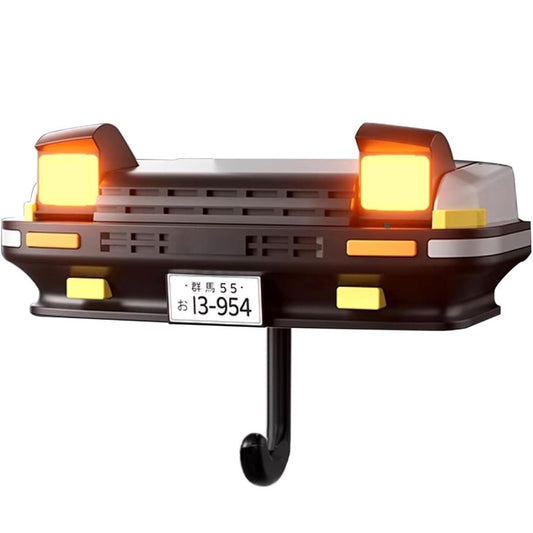 car-shaped wall-mounted key holder with hook