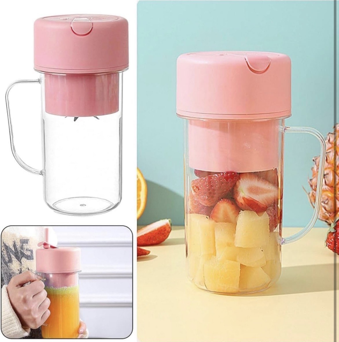 Portable Electric Juicer Blender Cup