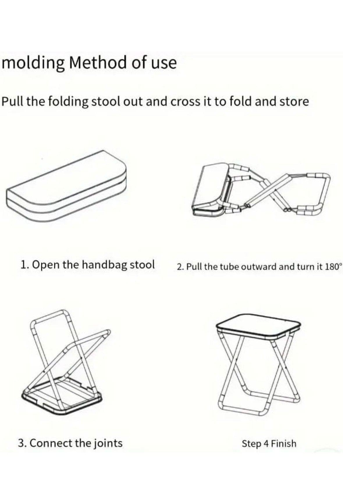 Foldable Portable Camping Table / Stool