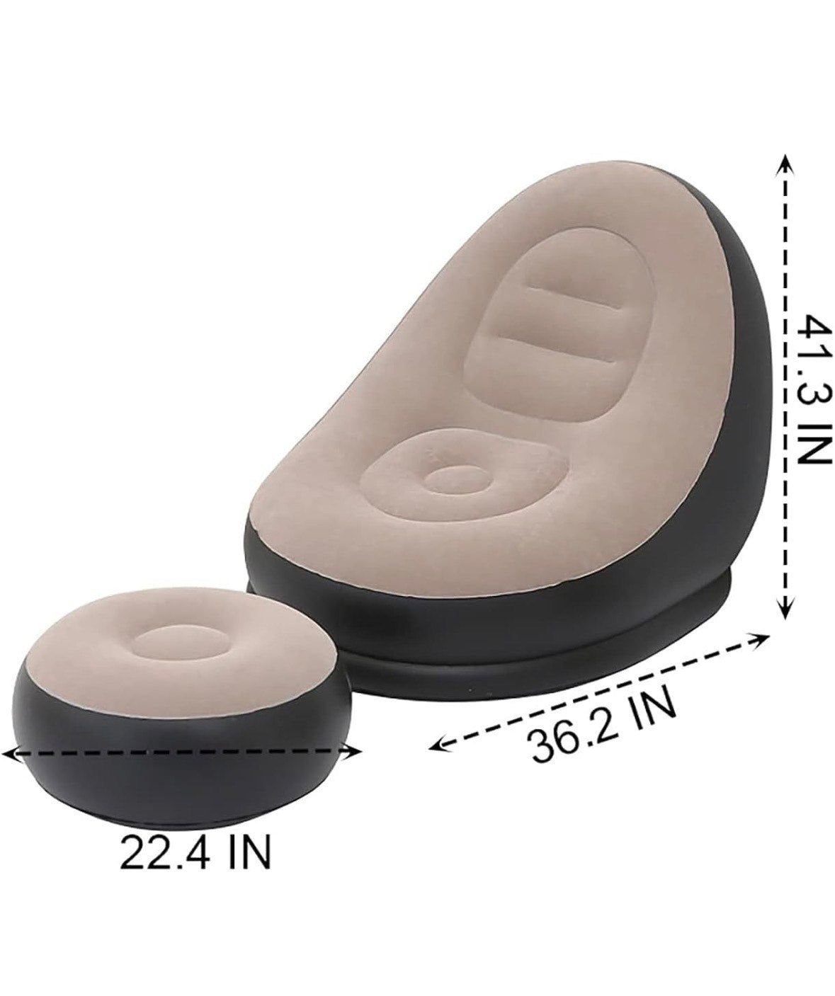 Inflatable sofa with Footrest!