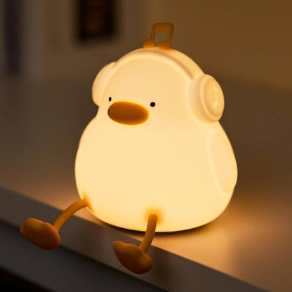 Cute Duck LED Night Lamp – Warm Light