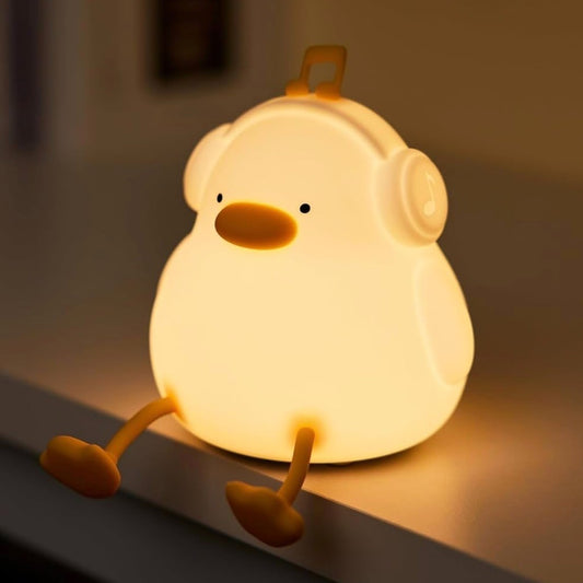 Cute Duck LED Night Lamp – Warm Light