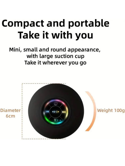 waterproof Bluetooth shower speaker!