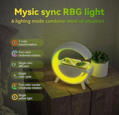 Wireless Charging Bluetooth Speaker Lamp