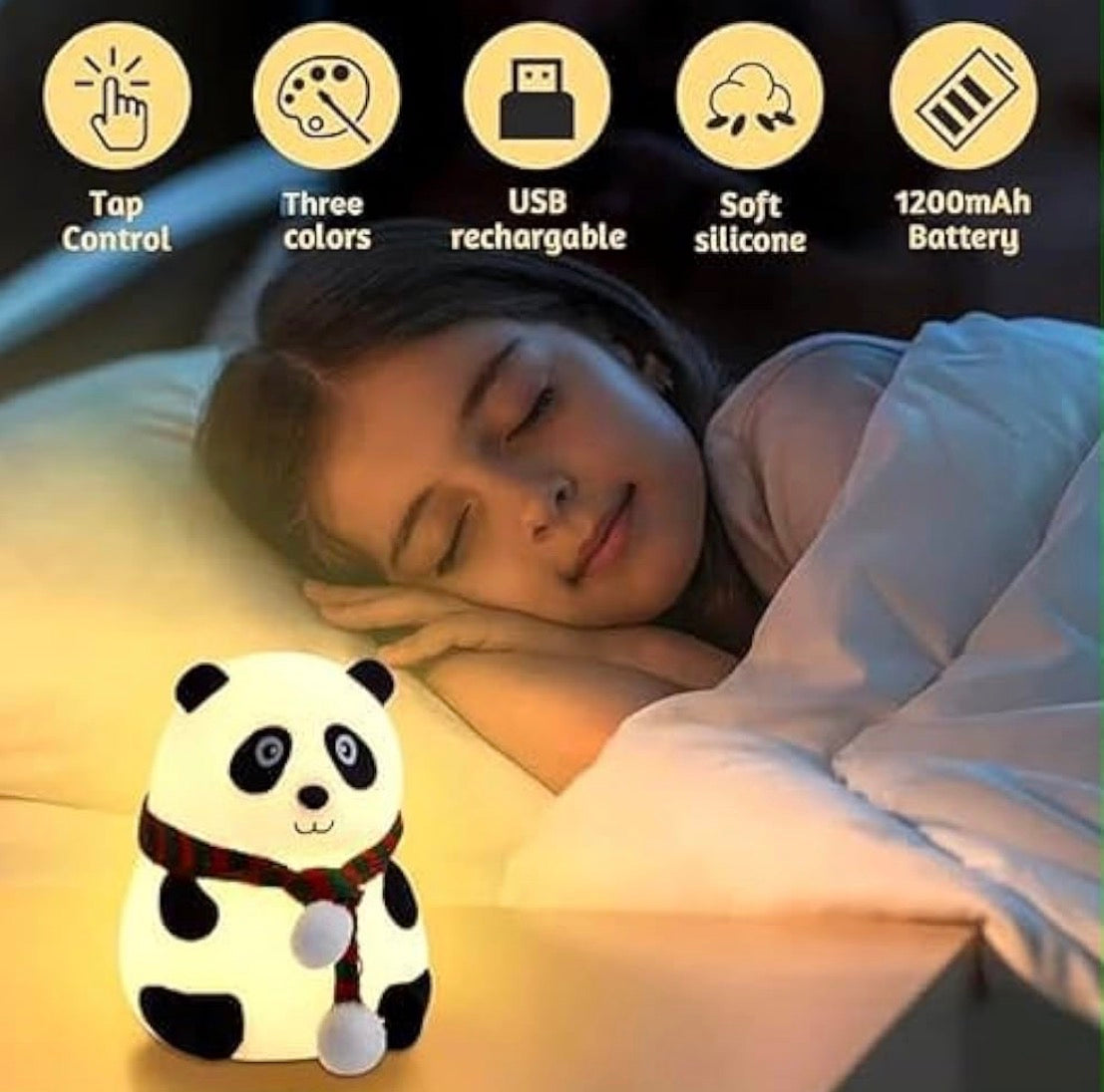 Panda LED Night Lamp