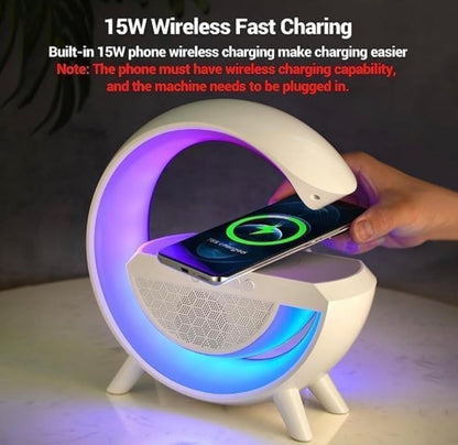 Wireless Charging Bluetooth Speaker Lamp