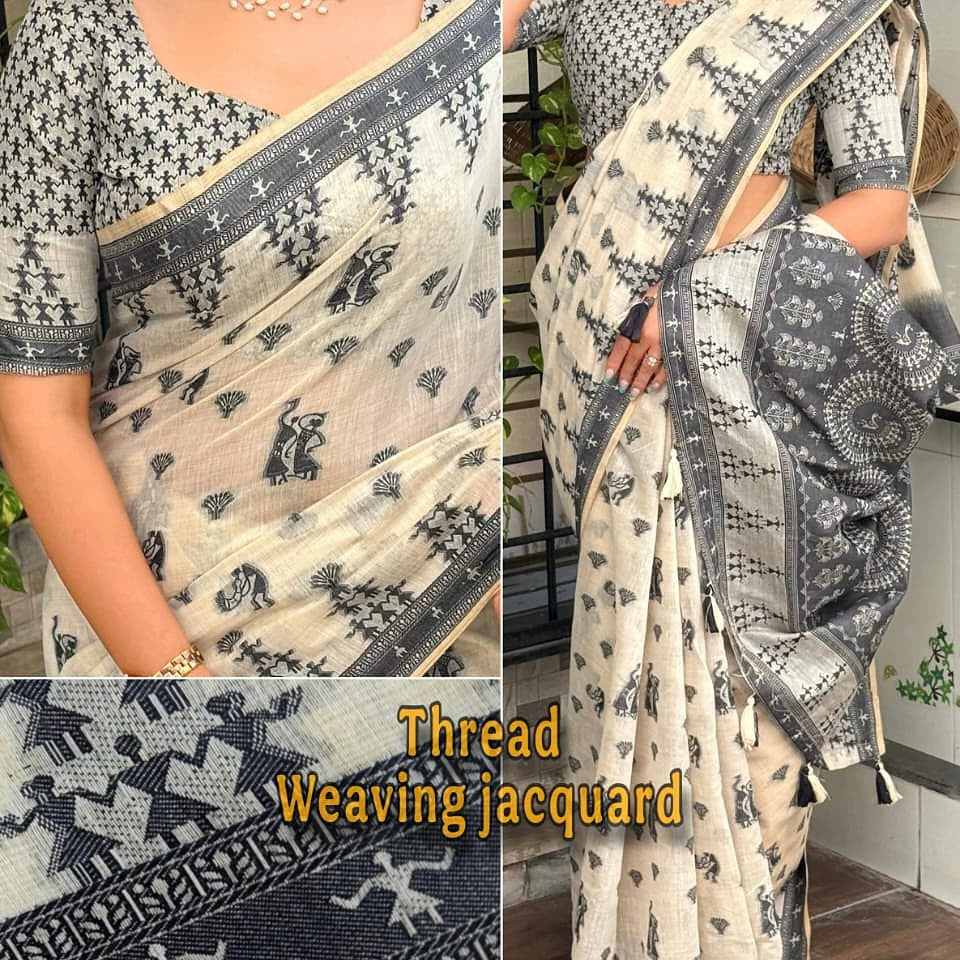 Khadi Cotton Saree