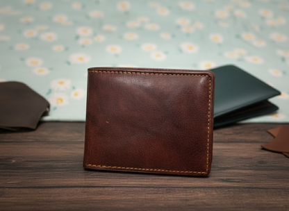 Premium Men's Genuine Leather Wallet – Classic & Durable