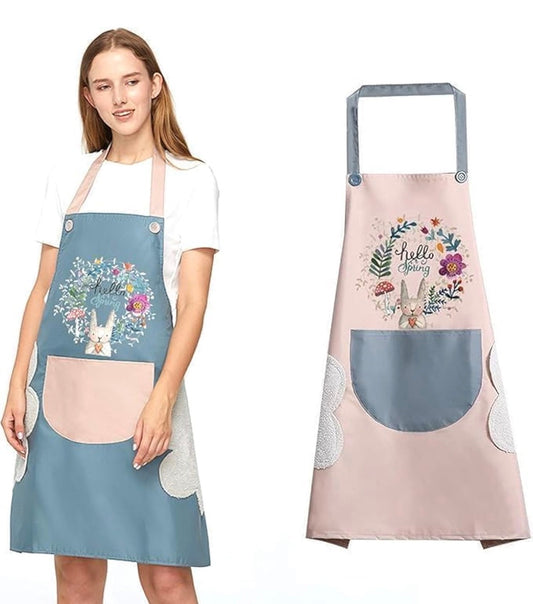 Bunny Bloom Floral Apron