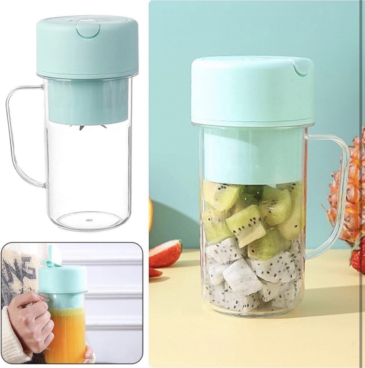 Portable Electric Juicer Blender Cup