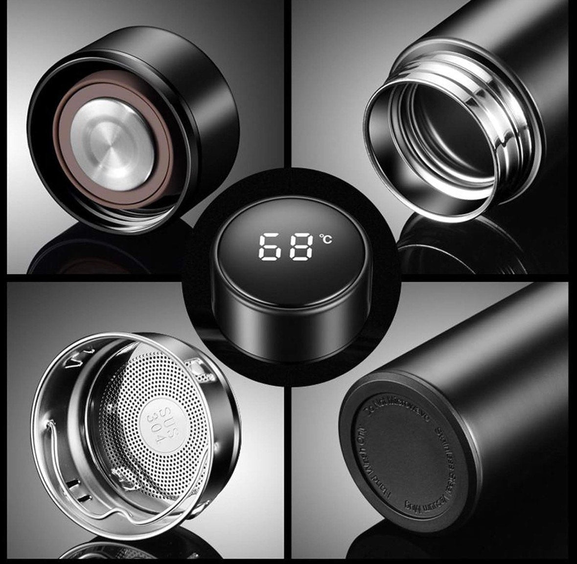 Smart Temperature Display Vacuum Flask / Bottle