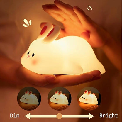 Cute Rabbit LED Night Lamp – Warm Glow