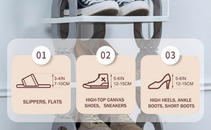 foldable shoe rack