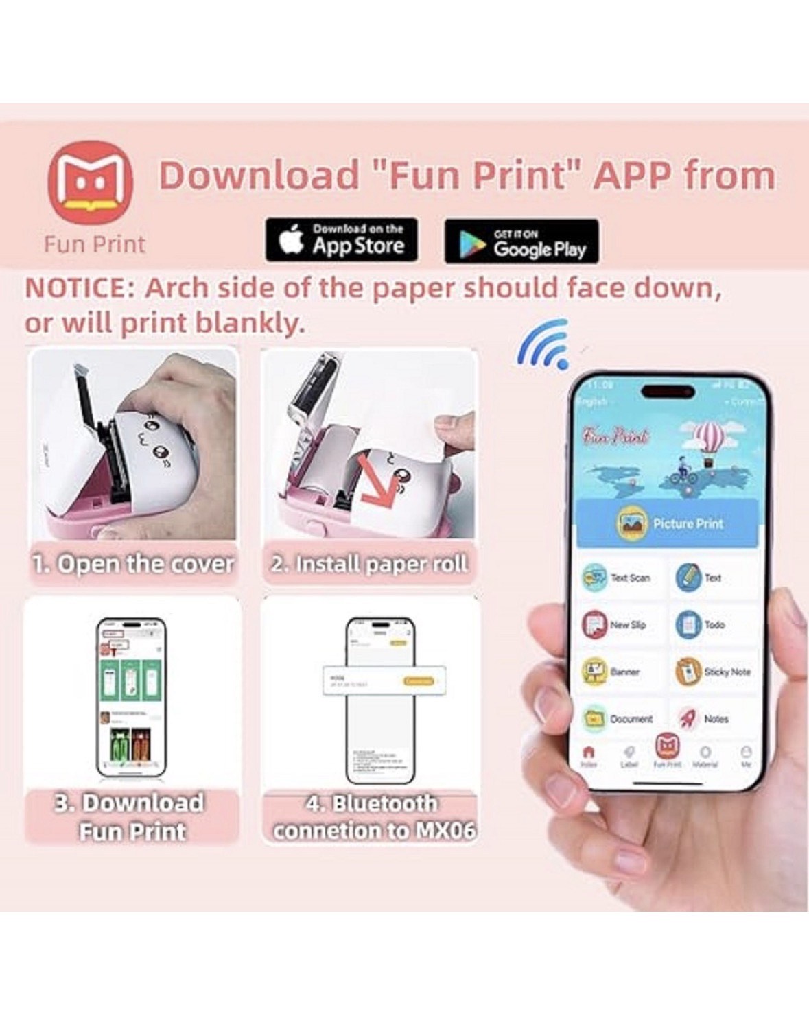 Portable Pocket Mini Printer!