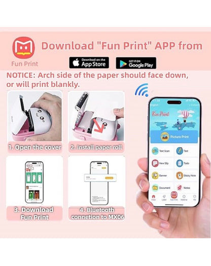 Portable Pocket Mini Printer!